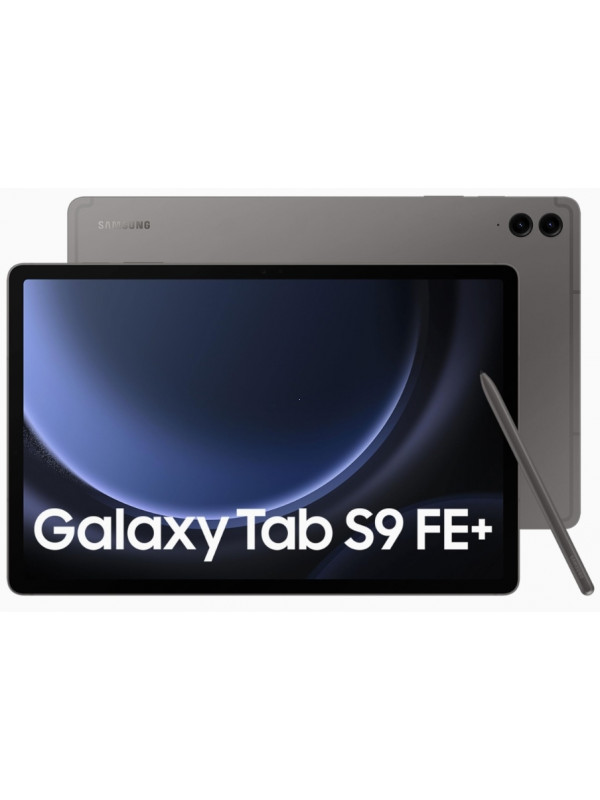 Samsung Galaxy Tab S9 FE+ 31.50 cm (12.4 inch) Display, RAM 8 GB, ROM 128 GB Expandable, S Pen in-Box, WiFi+5G, IP68 Tablet, Gray